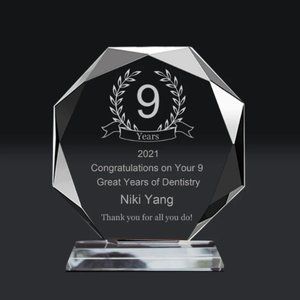 Personalized Laser Engraved Crystal Plaques